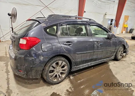 2014 Subaru Impreza Sport Premium from USA, damaged, VIN JF1GPAL65E8219292